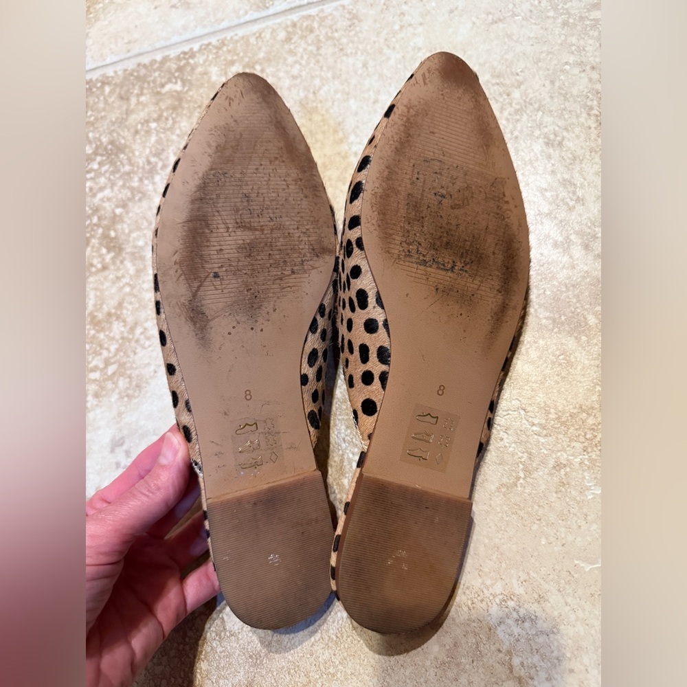 Madewell Leopard Print Women's Mules - Picture 4 of 4